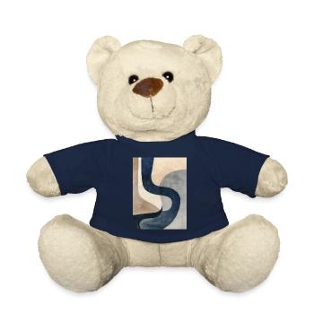 Poster min Abstract 2 - Teddy Bear - french navy - Front