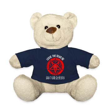 Full Metal Alchemist Bold Alchemy Red Symbol - Teddy Bear - french navy - Front