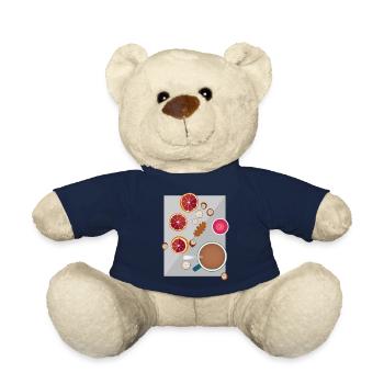 Hygge Dekoration Ruhe Gemütlichkeit Geschenk - Teddy - French Navy - Vorne
