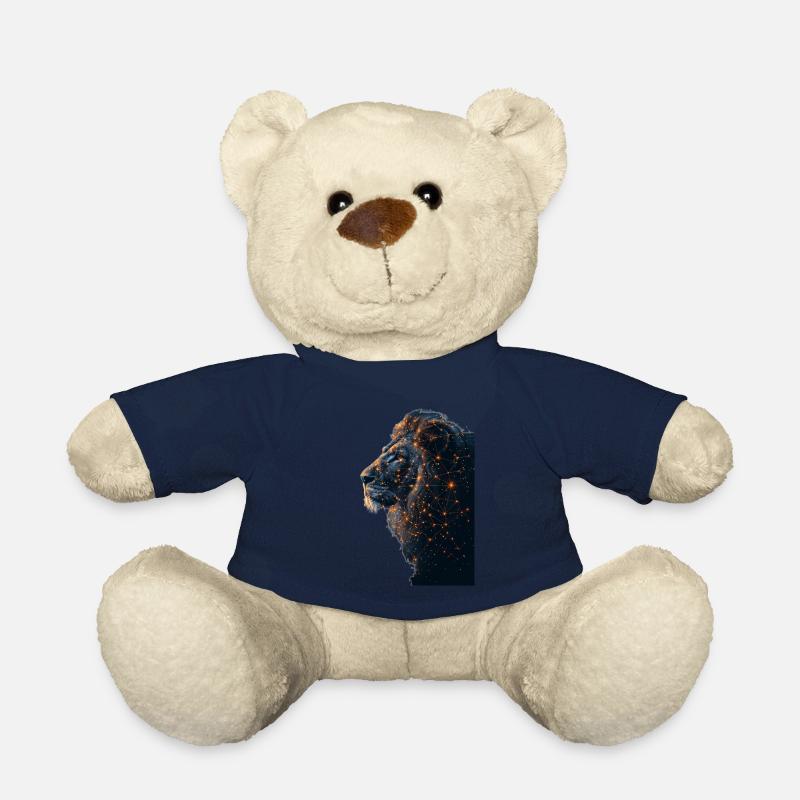Lion - Nounours - bleu marine