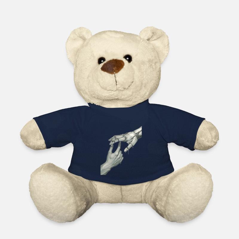 Mains - Nounours - bleu marine