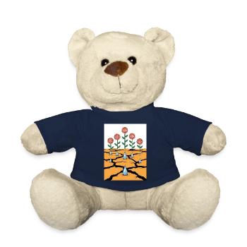 Kraft blüht aus Widrigkeiten – Resilience Art - Teddy - French Navy - Vorne