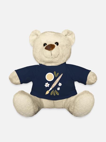Art Art Brush Artist - Teddy Bear - french navy
