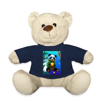 Cyber Zitrone Bambus Panda - Teddy - French Navy - Vorne