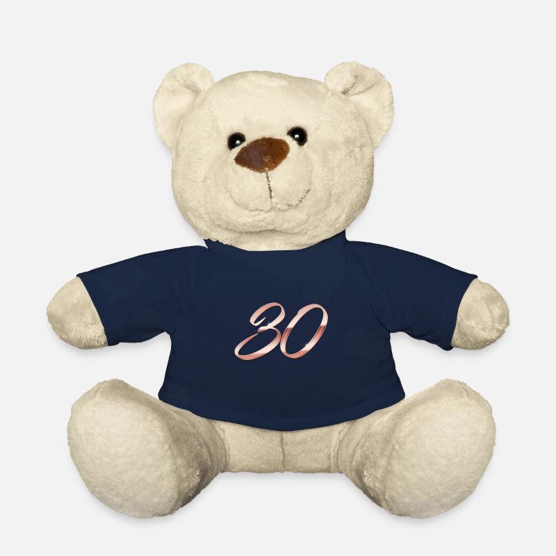 Or rose 30 - Nounours - bleu marine