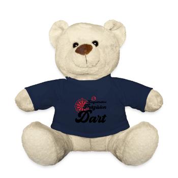 Darts Darten Dartpfeile Geschenk - Teddy - French Navy - Vorne