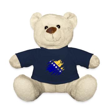 Flagge Bosnien bosnisches - Teddy - French Navy - Vorne