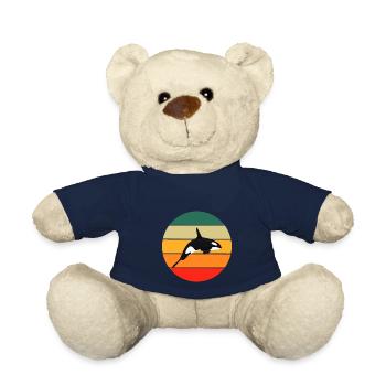 Épaulard rétro - Nounours - bleu marine - Devant