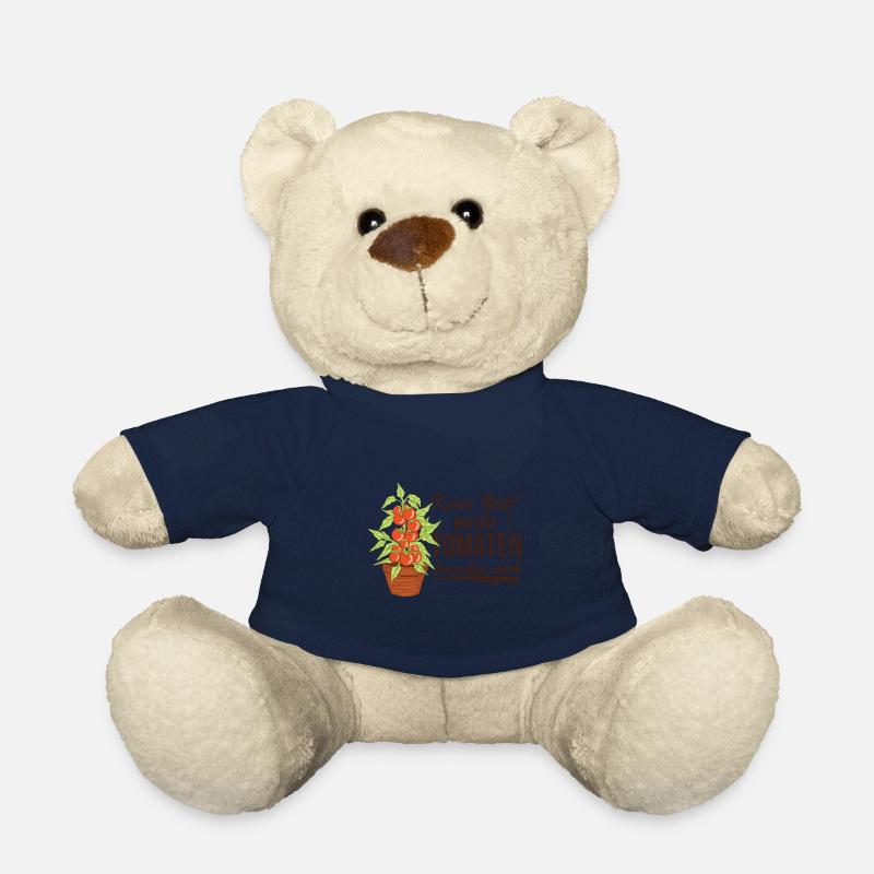 Keine Zeit Meine Tomaten Brauchen Mich - Teddy - French Navy