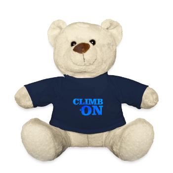 Climb On Graphic Climbing Boulder Rock Climber Mou - Teddy - French Navy - Vorne