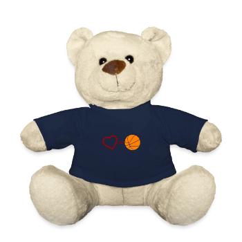 Design cool pour le cadeau de basket-ball de joueur de basket-ball - Nounours - bleu marine - Devant