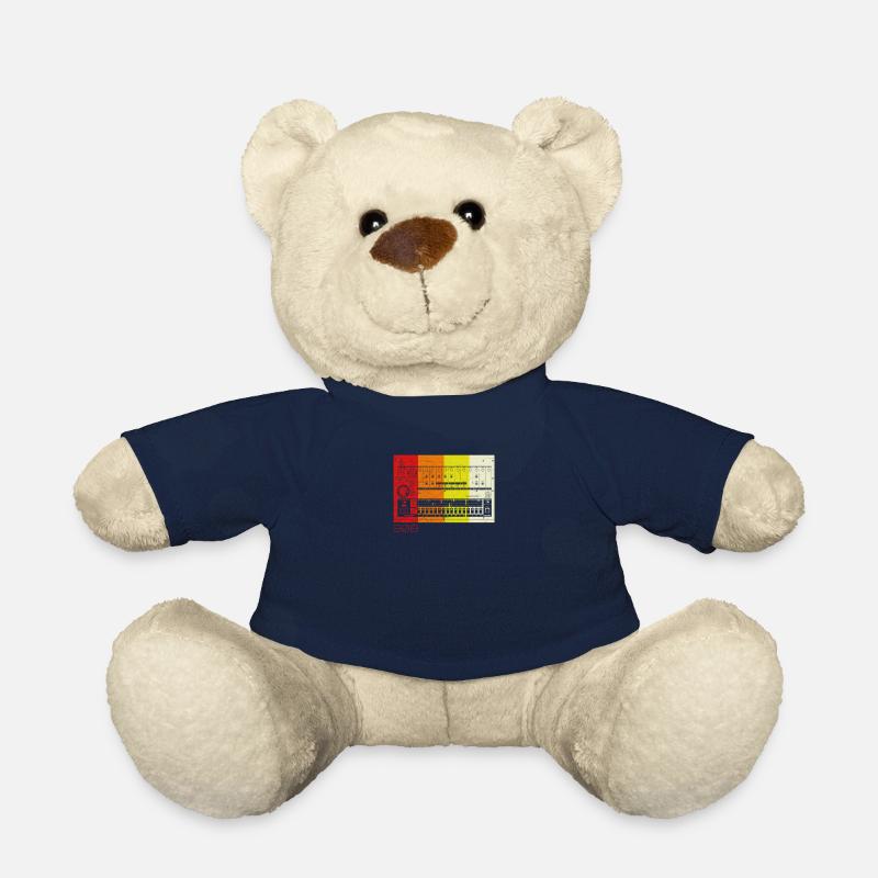Analog Vintage Drum Machine - Retro 808 Nerd - Teddy - French Navy