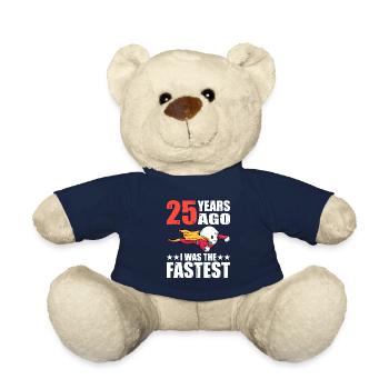 25 Jahre War Ich Der Schnellste 25. Geburtstag - Teddy - French Navy - Vorne