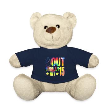 Enfin frappé le célébrant de 15 ans 15. - Nounours - bleu marine - Devant