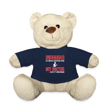 Laufen Ist Eine Mentale Sucht Sport Läufer - Teddy - French Navy - Vorne