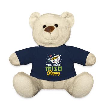 Sie Maki Miso Glücklich Ramen Liebhaber Japan - Teddy - French Navy - Vorne