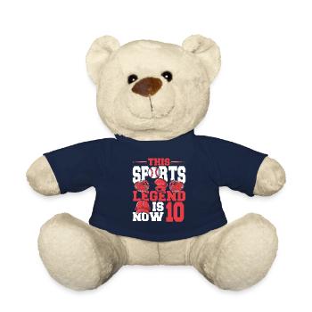 Cette légende du sport a maintenant 10 ans, jeu de baseball - Nounours - bleu marine - Devant