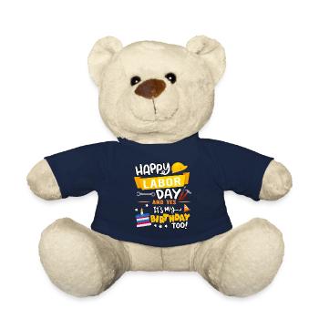 Alles Gute Zum Tag Der Arbeit Und Ja, Ich Habe - Teddy - French Navy - Vorne