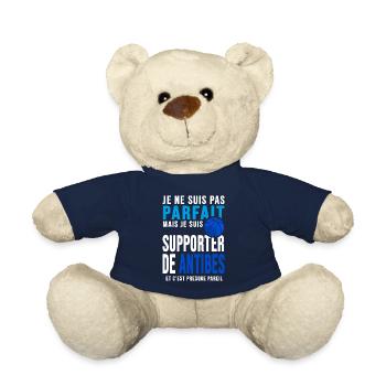 basketball supporter club basket ball Antibes - Nounours - bleu marine - Devant