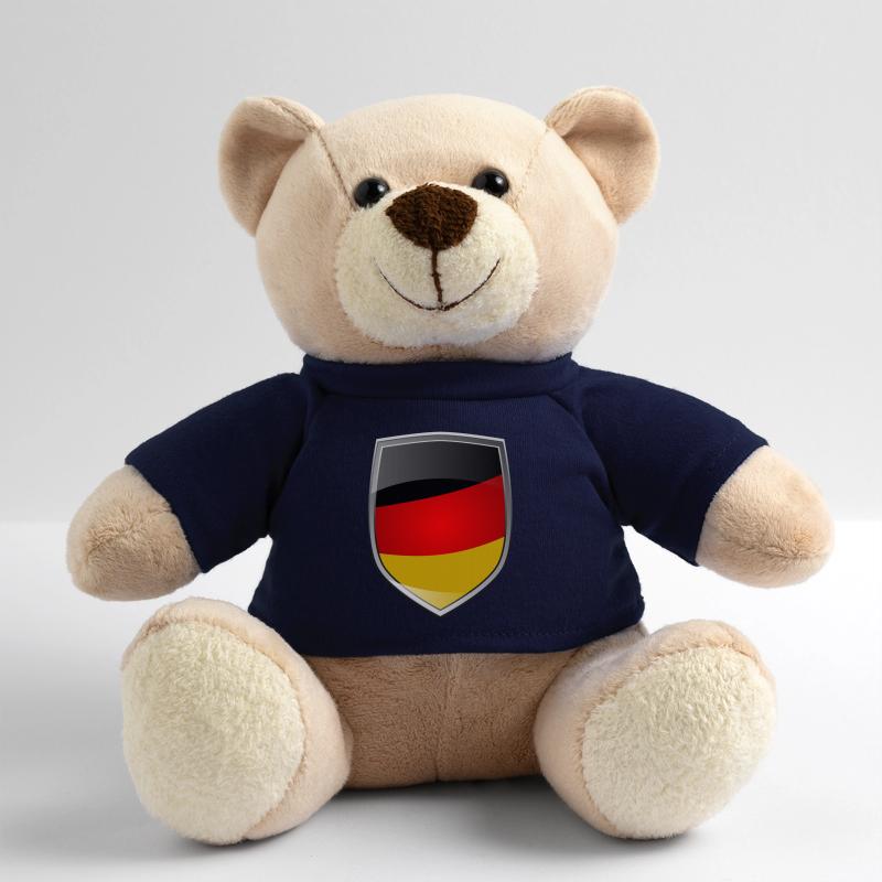 Bouclier avec drapeau allemand Nounours
