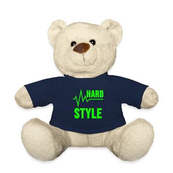 Hardstyle Shirt Hard Style Festival Raver Geschenk - Teddy - French Navy - Vorne