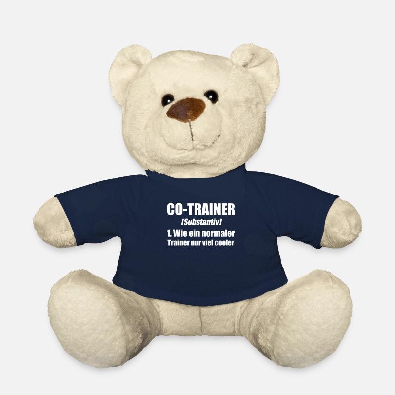 Co-Trainer Trainer Fußballtrainer Geschenk - Teddy - French Navy