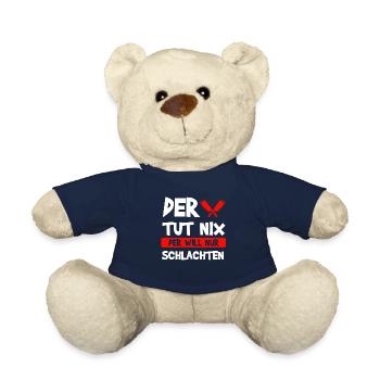 Fleischer Fleisch Metzger Geschenk - Teddy - French Navy - Vorne