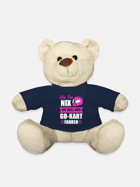 Go-kart Gokart Racing Geschenk - Teddy - French Navy