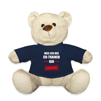 Co-Trainer Fußball-Trainer Handball Geschenk - Teddy - French Navy - Vorne