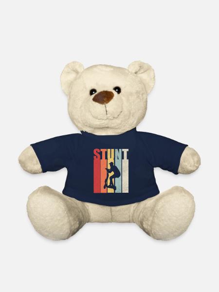 Stunt Scooter Roller Rollerfahrer Geschenk - Teddy - French Navy