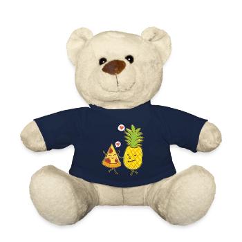 Pineapple Pizza Hawaiian Pizza Pineapple On Pizza - Teddy - French Navy - Vorne