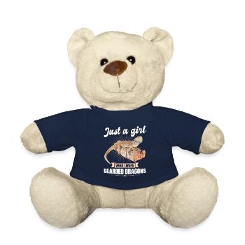 Bearded Dragon Bartagamen cadeau de compagnie - Nounours - bleu marine - Devant