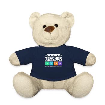 Teacher of Science Teacher Teacher - Teddy Bear - french navy - Front