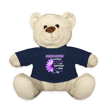 Altenpfleger Altenpflegerin Altenheim Geschenk - Teddy - French Navy - Vorne
