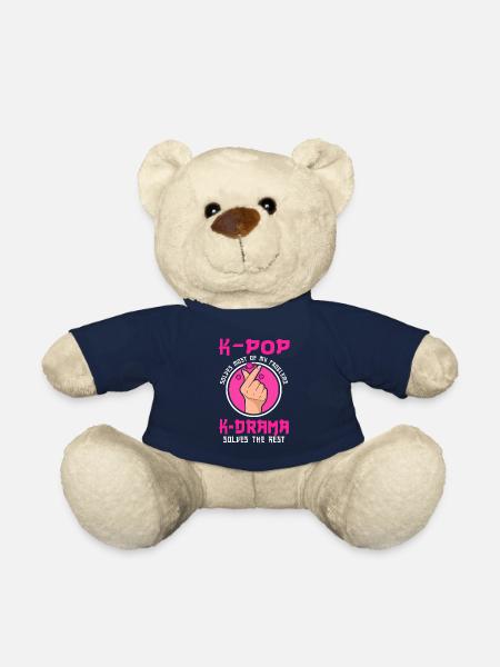 K-Pop & K-Drama cadeau K-Pop - Nounours - bleu marine