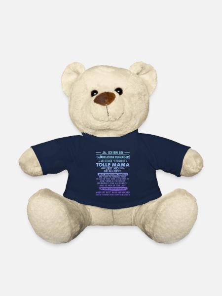 Teenager Jugendliche Mutter Geschenk - Teddy - French Navy