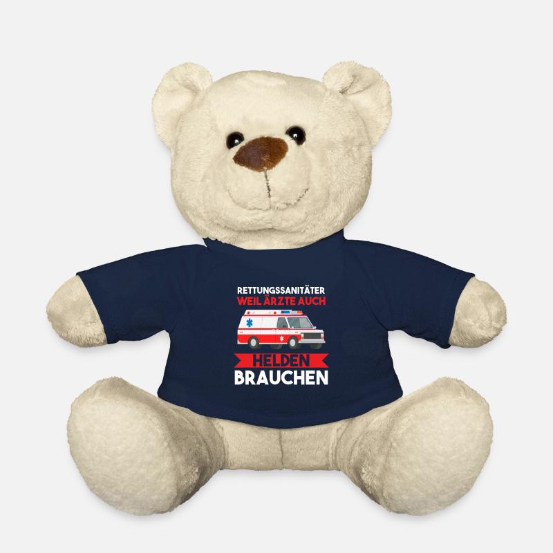 Rettungssanitäter Rettungsdienst Geschenk - Teddy - French Navy