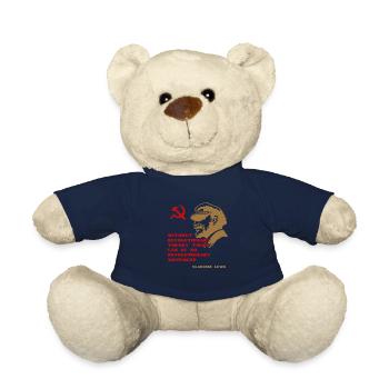 Revolutionary theory Gift Lenin USSR Marxism - Teddy Bear - french navy - Front