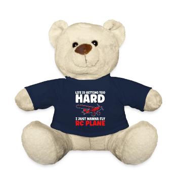 RC Avion Avion Avion Cadeau - Nounours - bleu marine - Devant