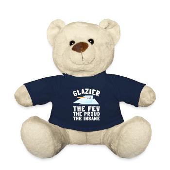 Glazier Glass Fitter And Glass Setter Window - Teddy Bear - french navy - Front