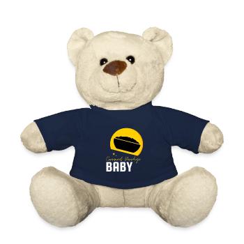Cereal Grits Kasha Upma Rice And Morning Cornmeal - Teddy Bear - french navy - Front