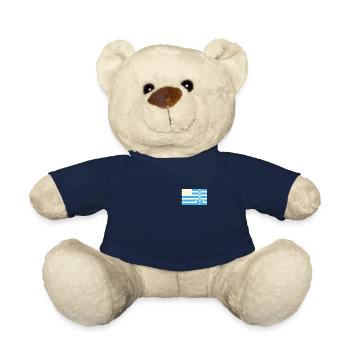 Breton Breizh Pur Beurre Heartbeat - Humour - Teddy Bear - french navy - Front