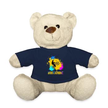 Mountainbike Rennen Rennräder Geschenk - Teddy - French Navy - Vorne