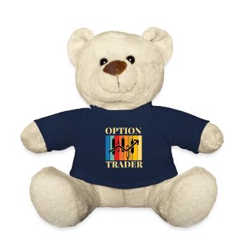 Négociation d'options Cash Secured Puts Future Forex - Nounours - bleu marine - Devant