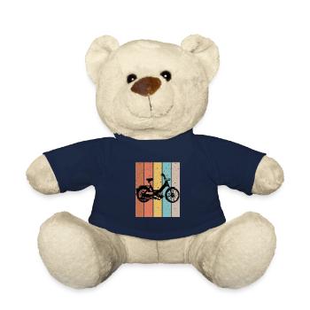 DDR Moped Oldtimer Roller Mofa Scooter 2 Takter - Teddy Bear - french navy - Front