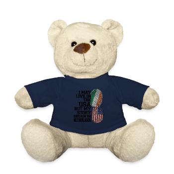 Irland Irisch Irische Wurzeln Geschenk - Teddy - French Navy - Vorne