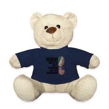 Irland Irisch Irische Wurzeln Geschenk - Teddy - French Navy - Vorne
