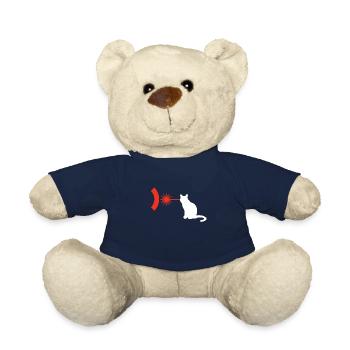 Cat With Laser Eyes - Teddy - French Navy - Vorne