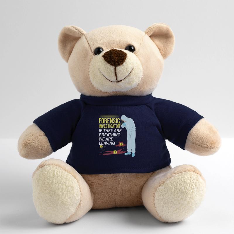 Kriminaltechniker Tatortermittler Forensik Spruch Teddy