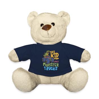 Dieses Kind Liebt Monstertrucks - Teddy - French Navy - Vorne